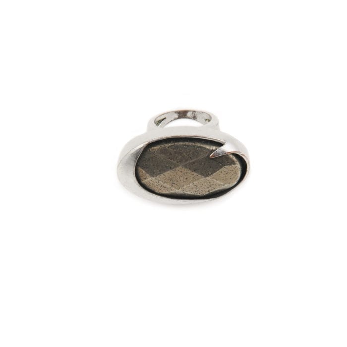 Silver Sterling Pyrite ring